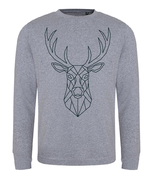 Geo Deer Sweatshirt