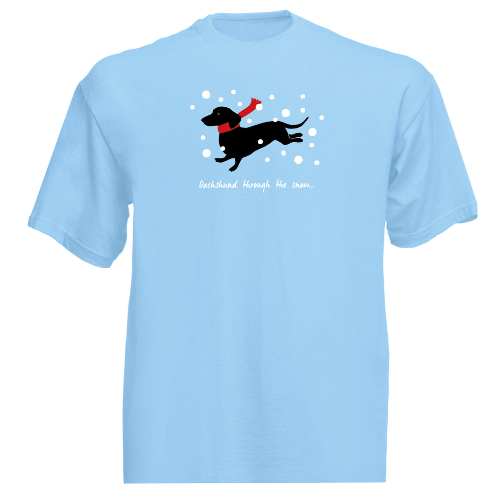 'Dachshund through the snow' T-shirt