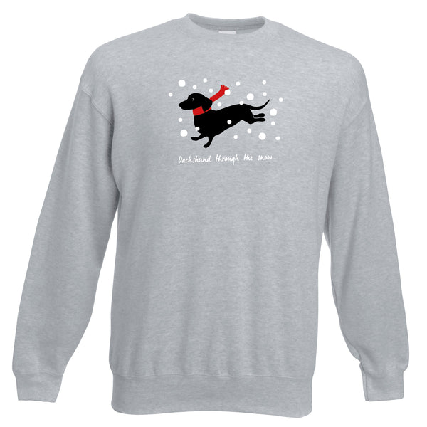 'Dachshund through the snow' Sweatshirt