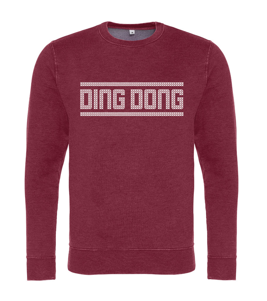'Ding Dong' Washed Out Sweatshirt