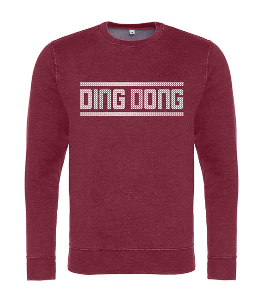 'Ding Dong' Washed Out Sweatshirt