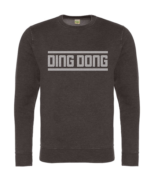 'Ding Dong' Washed Out Sweatshirt