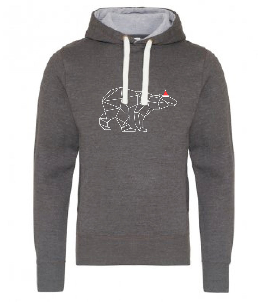 Geometric Polar Bear - Chunky Hoodie