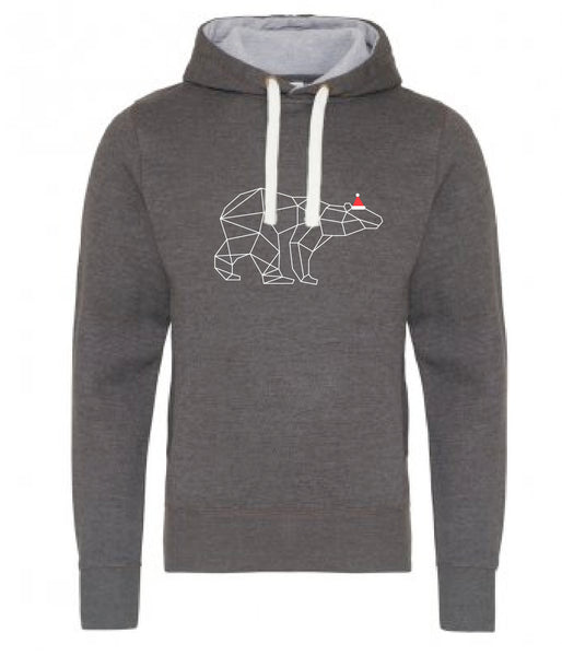 Geometric Polar Bear - Chunky Hoodie