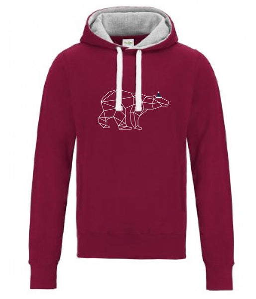 Geometric Polar Bear - Chunky Hoodie