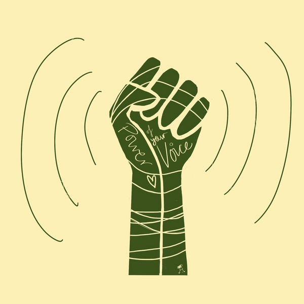 'Power of Your Voice' on Pioneer Tee