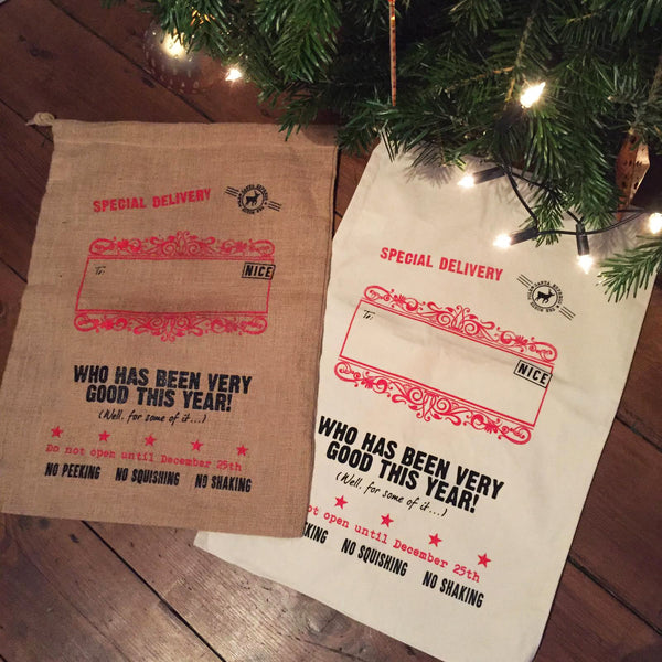 Personalised Santa Sack (cotton)