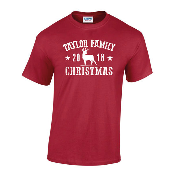 Family Souvenir Christmas T-Shirt 2019 (Personalised)