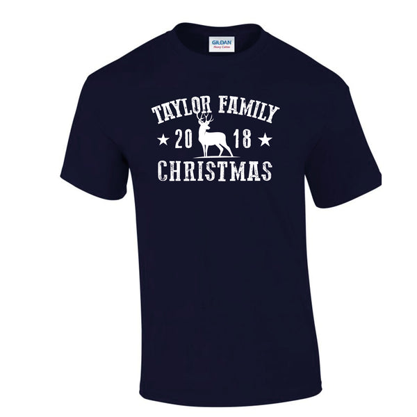 Family Souvenir Christmas T-Shirt 2019 (Personalised)