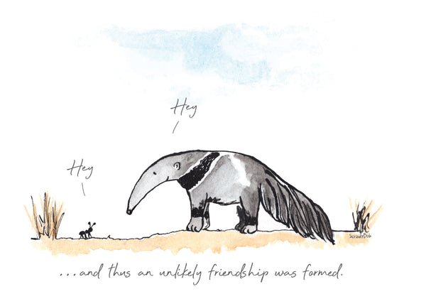 'An Unlikely Friendship' Limited Edition Giclee Print