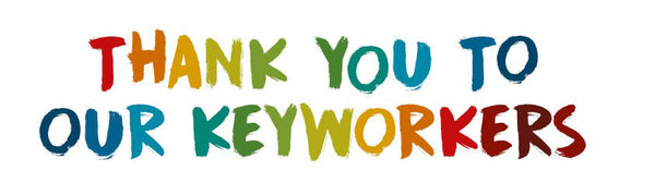 'Thank You' to the Keyworkers Organic Ladies T-shirt
