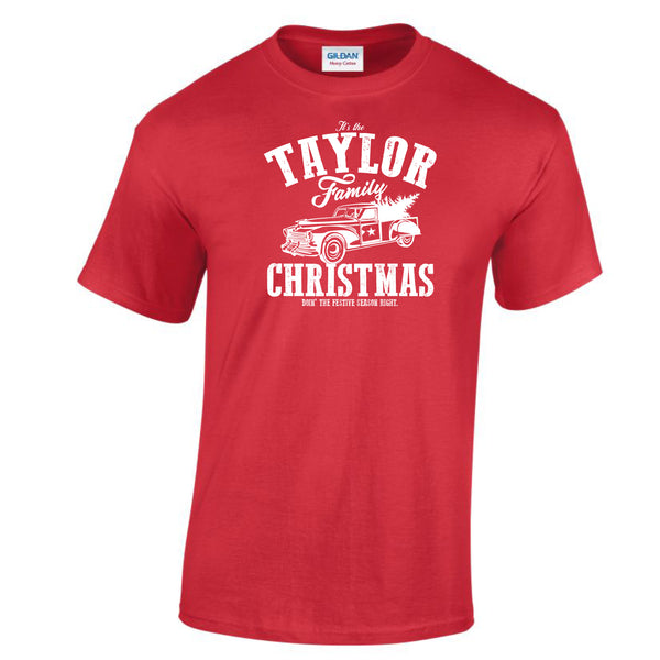 Personalised 'Family Christmas' T-Shirt