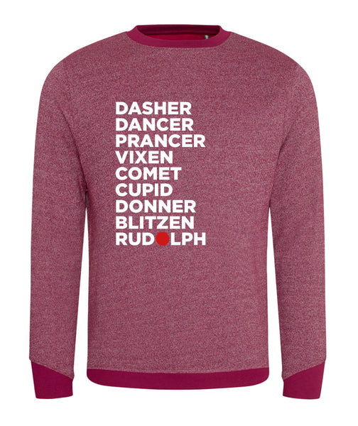 Reindeer Name Sweatshirt (Regenerated Cotton)