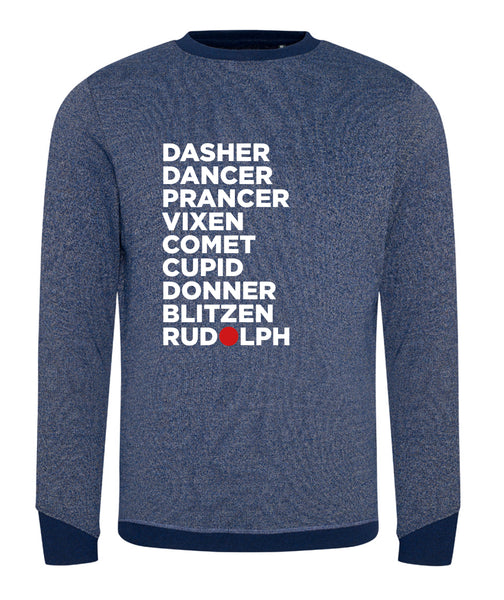Reindeer Name Sweatshirt (Regenerated Cotton)