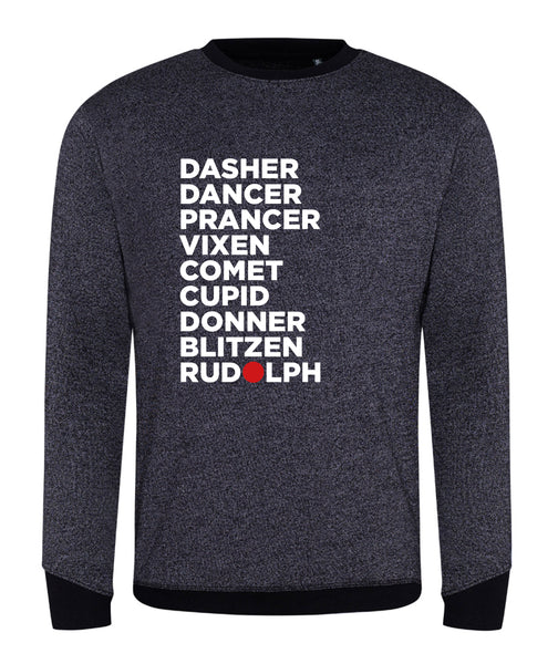 Reindeer Name Sweatshirt (Regenerated Cotton)