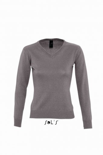 SOL'S Ladies Galaxy Cotton Acrylic V Neck Sweater (garment & printing / 90010)