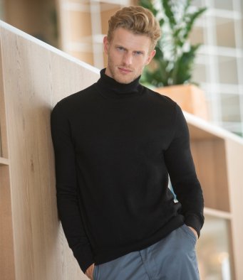 Henbury Roll Neck Sweater (garment & printing / H727)