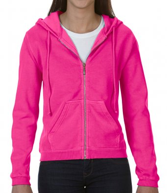 Comfort Colors Ladies Zip Hooded Sweatshirt (garment and print / CM152F)