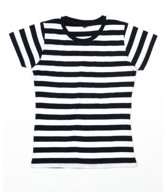 MINNIE - Mantis Ladies Stripy T-Shirt (garment & print / M110S)