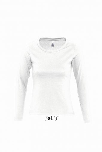 HOLLY - SOL'S Ladies Majestic Long Sleeve T-Shirt (garment & print / 11425)