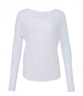 MAY - Bella Flowy 2x1 Long Sleeve T-Shirt (garment & printing / BL8852)