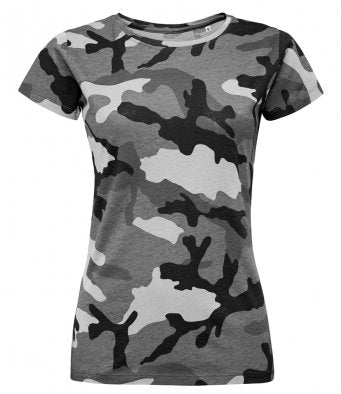 ALI - SOL'S Ladies Camo T-Shirt (garment & printing / 01187)