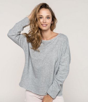 ABBY - Kariban Ladies Oversized Sweatshirt (garment & printing / KB471)