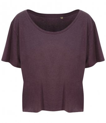 Ecologie Ladies Daintree EcoViscose Cropped T-Shirt (garment & printing / EA002F)