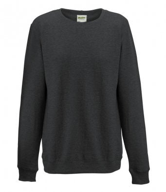 Black Heather Flash Dance Sweatshirt (Garment & printing / JH045)