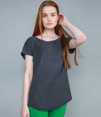 ZOE - Mantis Ladies Organic Loose Fit Slub T-Shirt (garment & printing / M123)