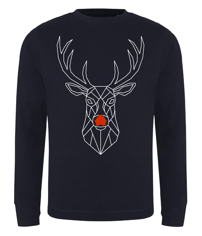 Geo Deer Sweatshirt