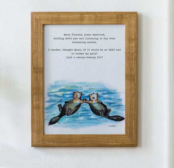'Sleep Deprived Otter' Giclee Print