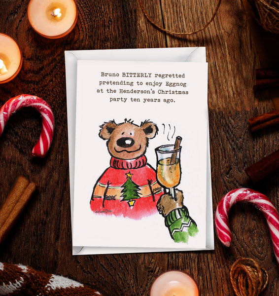 Christmas Card Pack (Pigs and Bear)