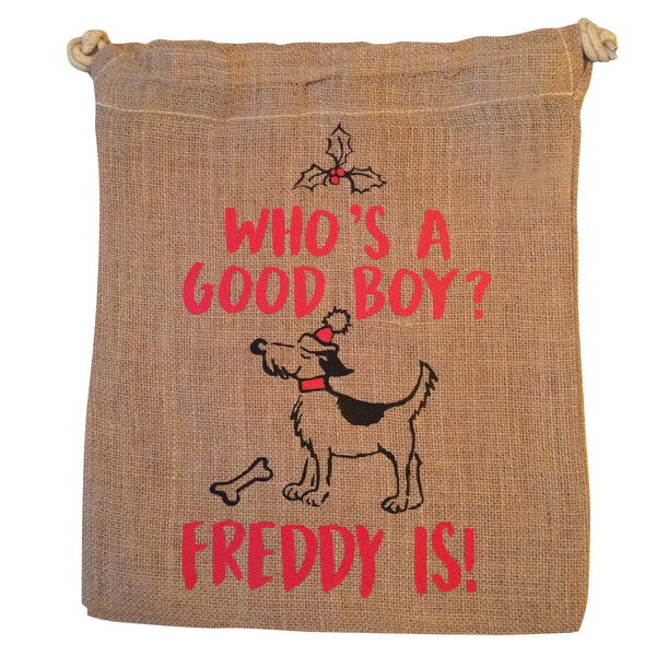 Personalised Doggy Santa Sack (trade)
