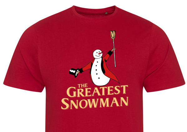 The Greatest Snowman T-shirt (Organic)
