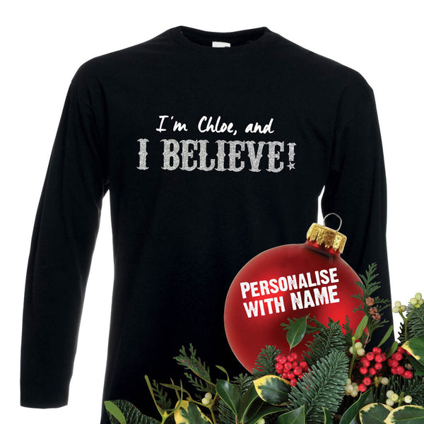 Personalised Christmas Pyjama top/T-shirt