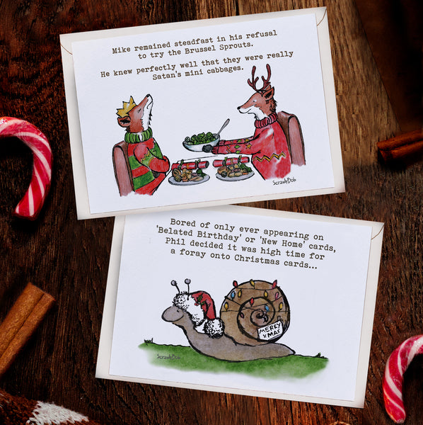 12 Christmas Cards (2 Packs)