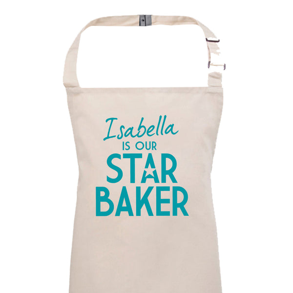 Personalised Child's Star Baker Apron