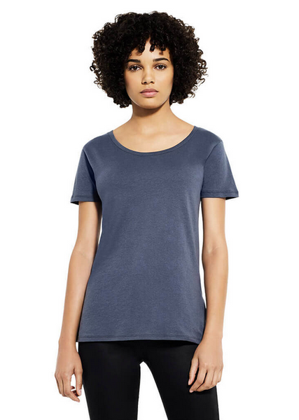 Earth Positive Women's Open Neck T-shirt (Print only / EP09)