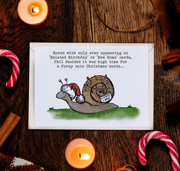 10% Off! Christmas Card Pack (Fox & Snail)