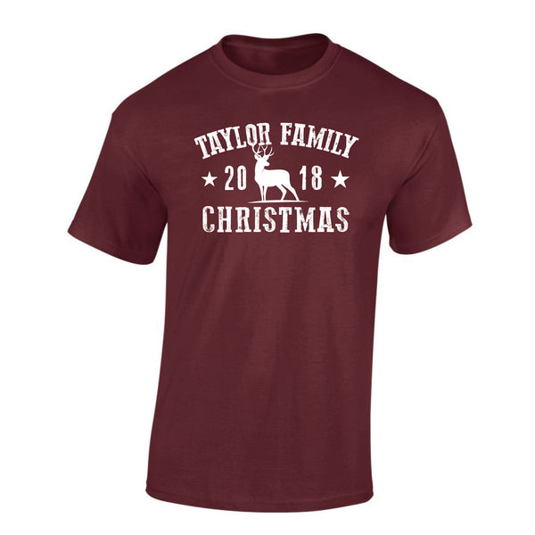 Family Souvenir Christmas T-Shirt 2019 (Personalised)
