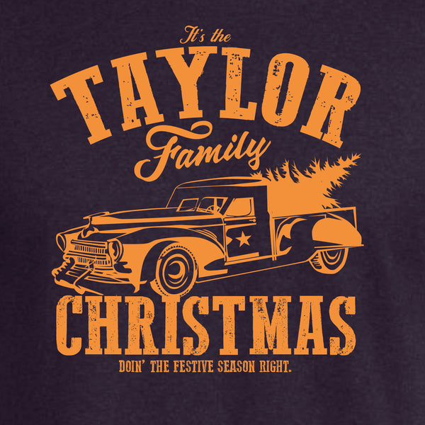 Personalised 'Family Christmas' T-Shirt